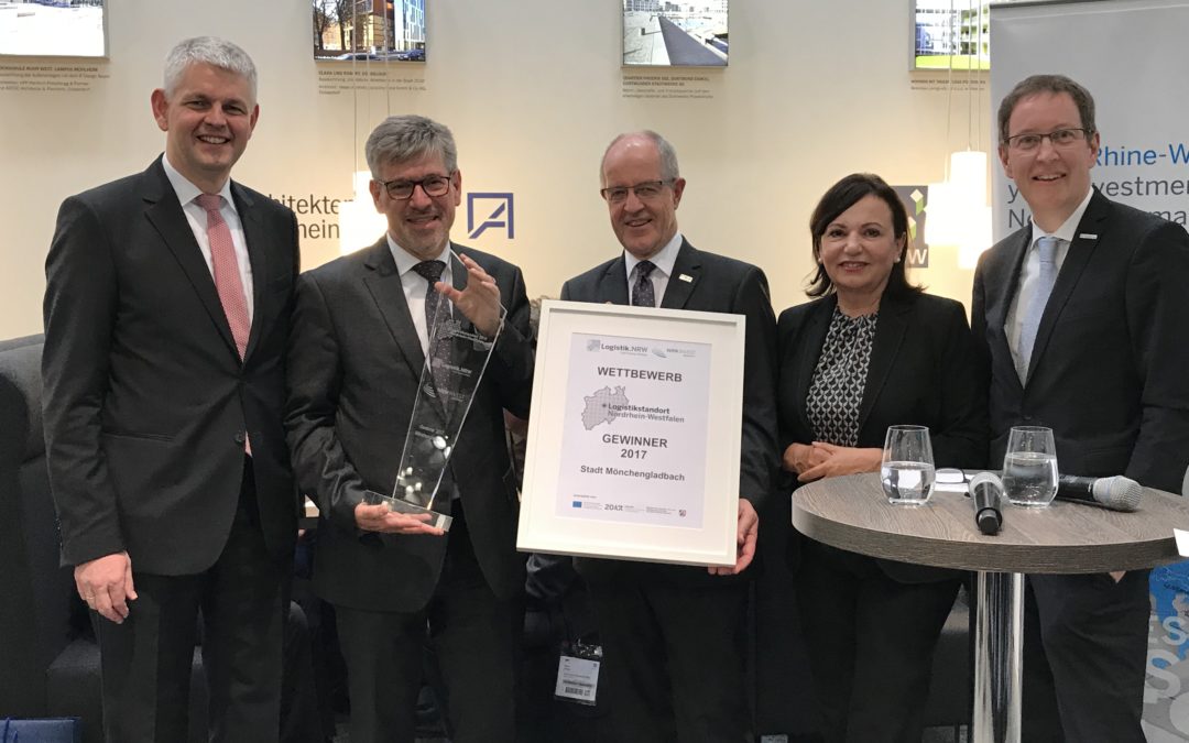 Mönchengladbach: Auszeichnung als Logistikstandort 2017